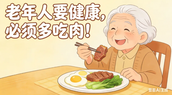 腿软、走不动、常跌倒？不是老了，是肉吃太少！