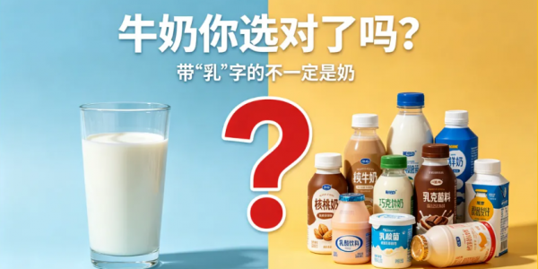 别被“乳”字骗了！你天天给孩子喝的“牛奶”，可能只是糖水