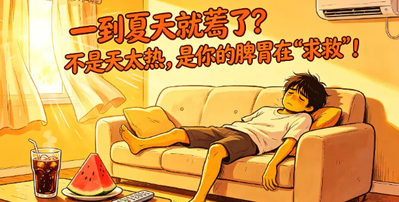 一到夏天就蔫了？不是天太热，是你的脾胃在“求救”